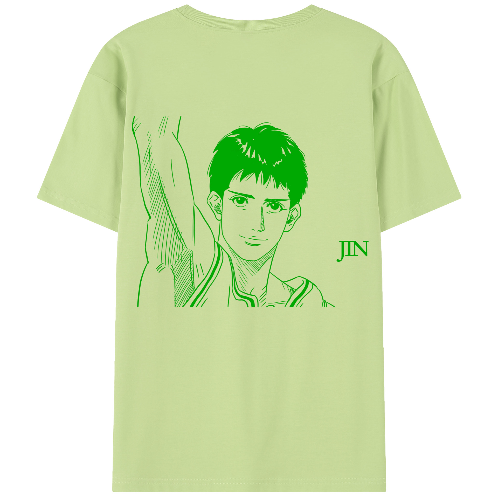 SLAM DUNK／スラムダンク 綿100％半袖Tシャツ（背面プリント）